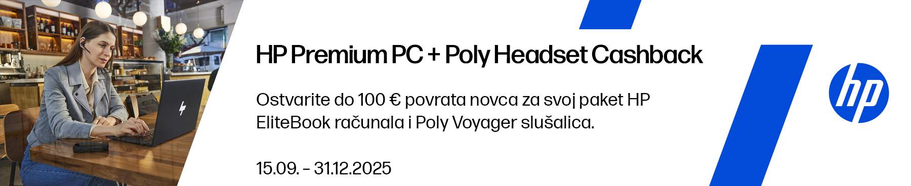 HP Premium PC + Poly Bluetooth Headset Cashback